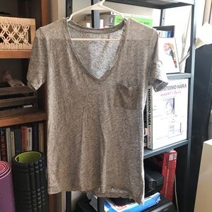 Madewell Whisper Cotyon V-neck